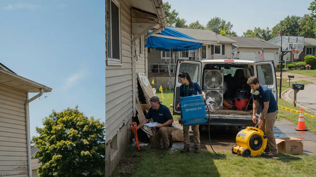 Ceiling Leak Cleanup in Wendel, PA near me